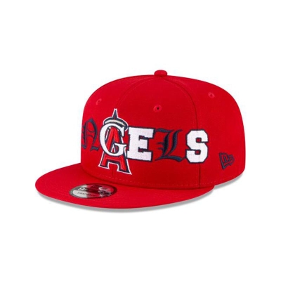 Sapca New Era Los Angeles Angels MLB Mixed Font 9FIFTY Snapback - Rosii